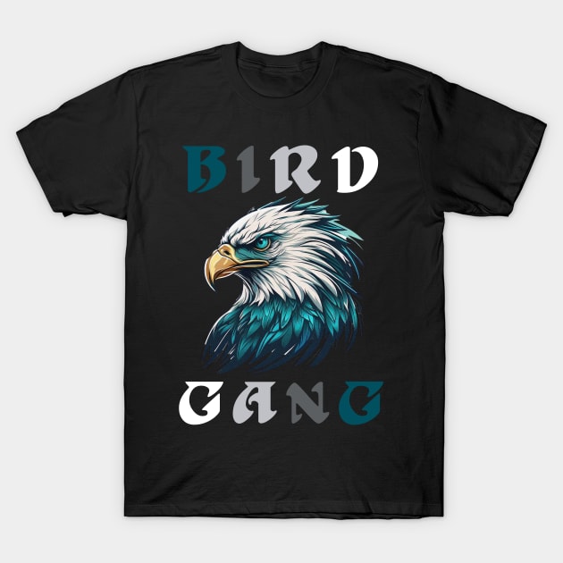 Eagle Bird Gang Funny Philadelphia T-Shirt by DonVector